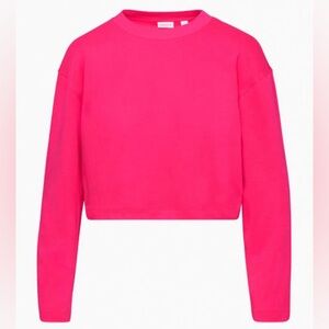 Aritzia Babaton Hollywood Longsleeve in Eros Pink, Size Small